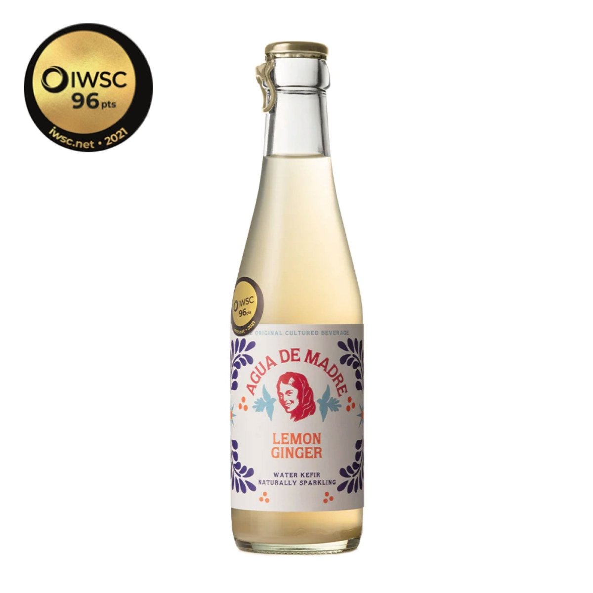 Agua de Madre Lemon & Ginger Kefir Water 33cl - Agua de Madre