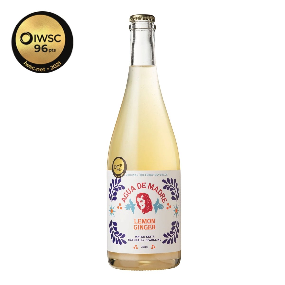 Agua de Madre Lemon & Ginger Kefir Water 75cl - Agua de Madre