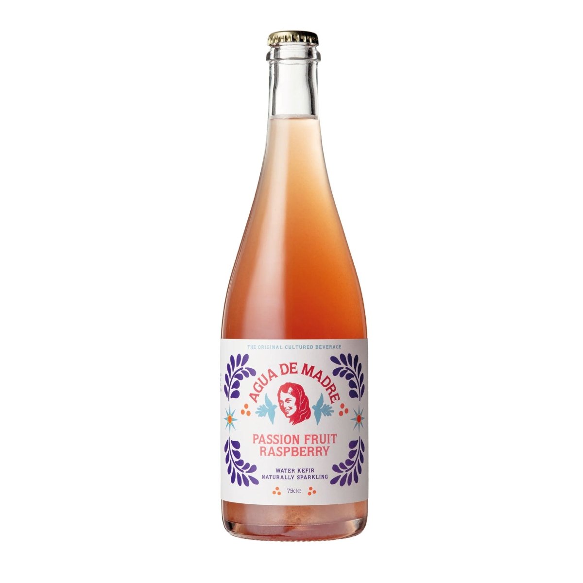 Agua de Madre Passion Fruit & Raspberry Kefir Water 75cl - Agua de Madre