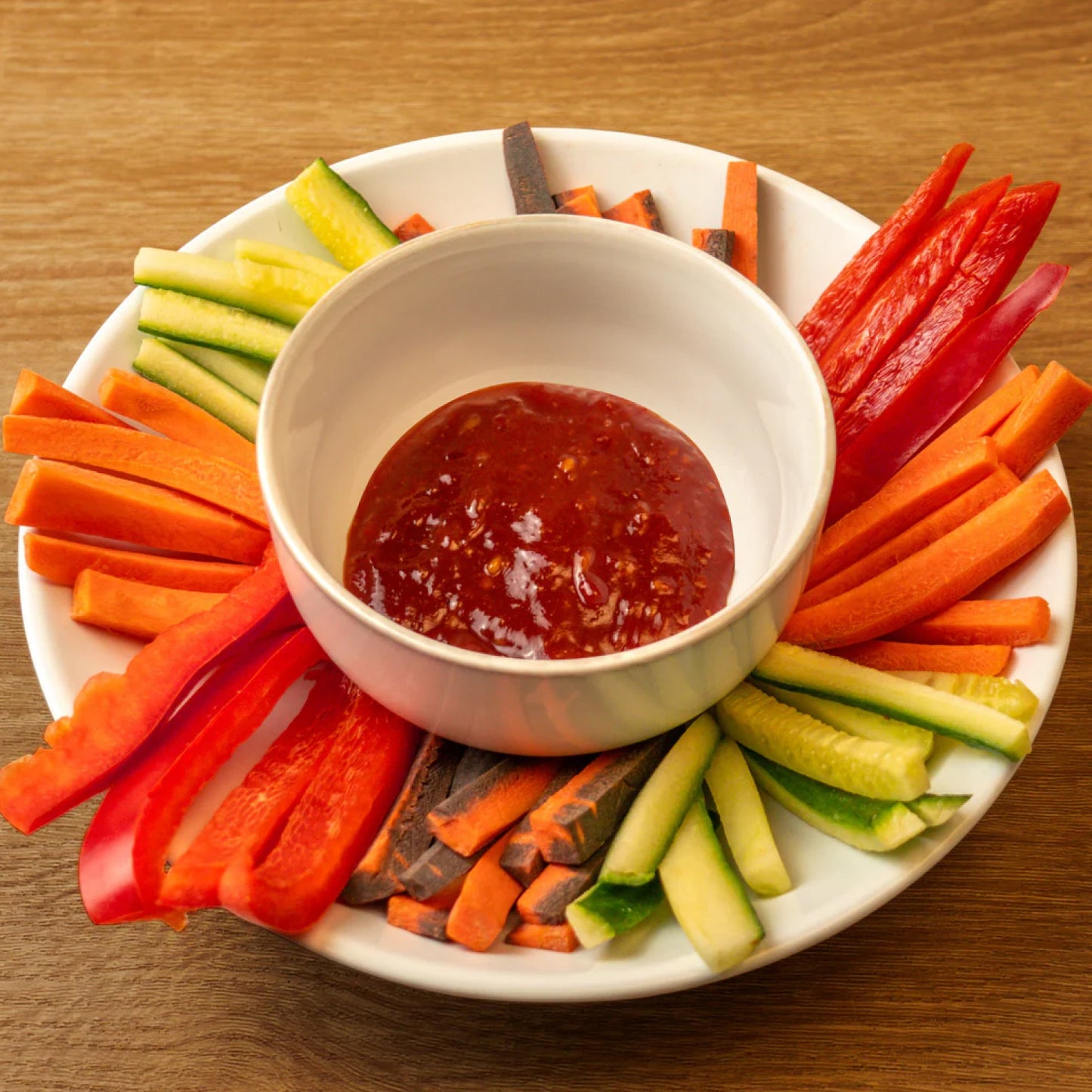 Munch'd Meals Veggie Dippers with Chilli Tomato Dip (v)