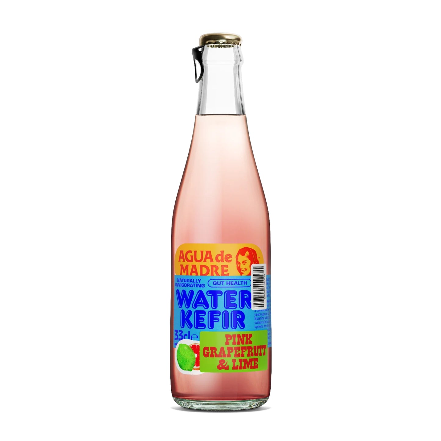 Agua De Madre Pink Grapefruit & Lime Kefir Water 33cl