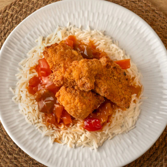 Munch'd Meals Sweet and Sour Chicken with Rice