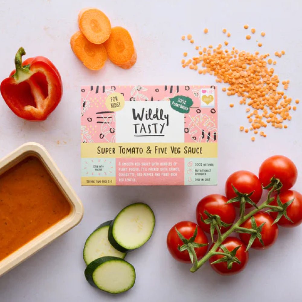 Wildly Tasty Kids Super Tomato and Five Veg Sauce - Wildly Tasty