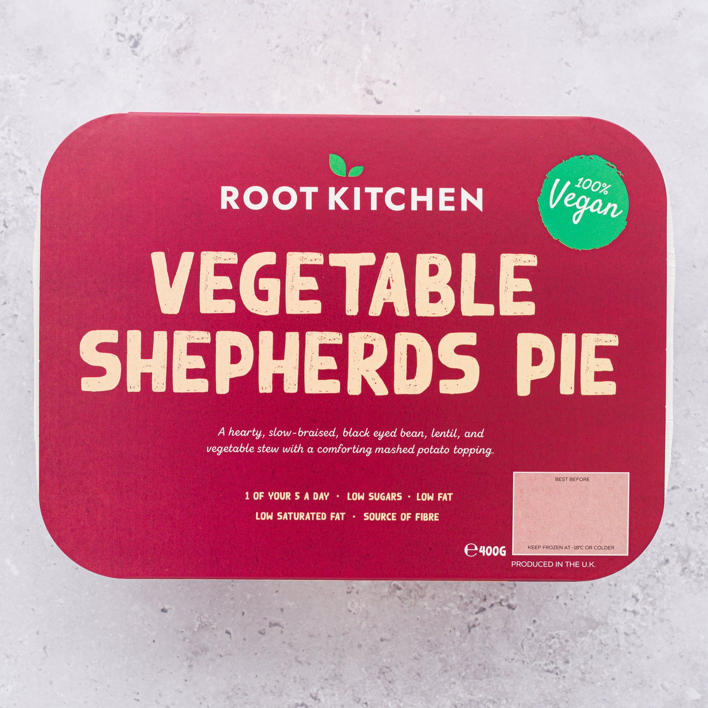 Root Kitchen Vegetable Shepherds Pie