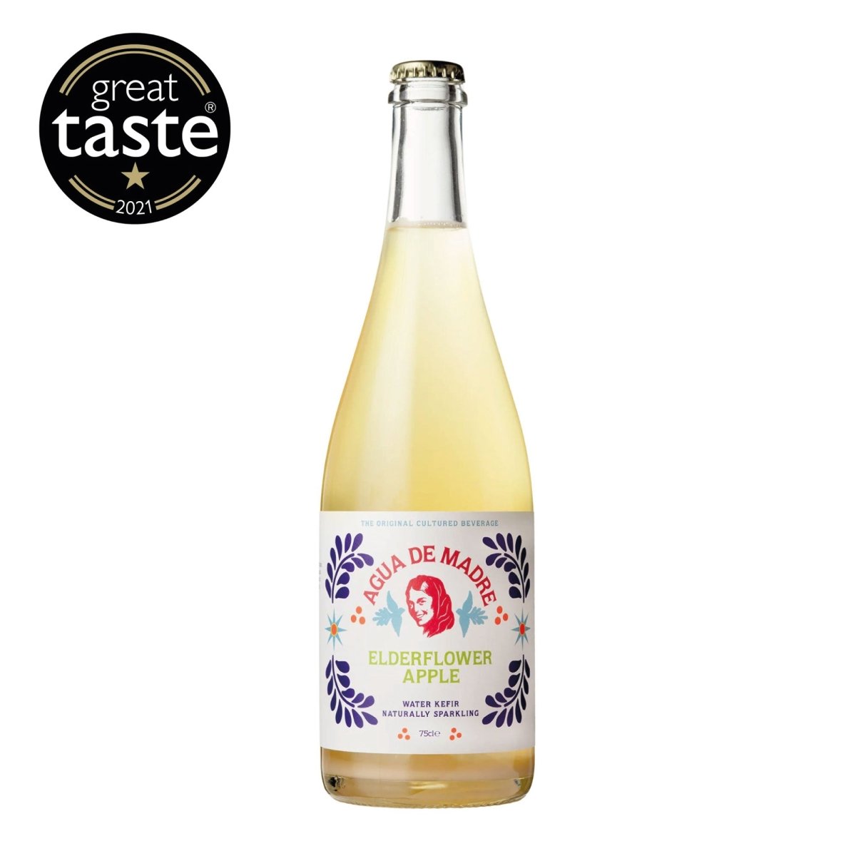 Agua de Madre Elderflower & Apple Kefir Water 75cl - Agua de Madre