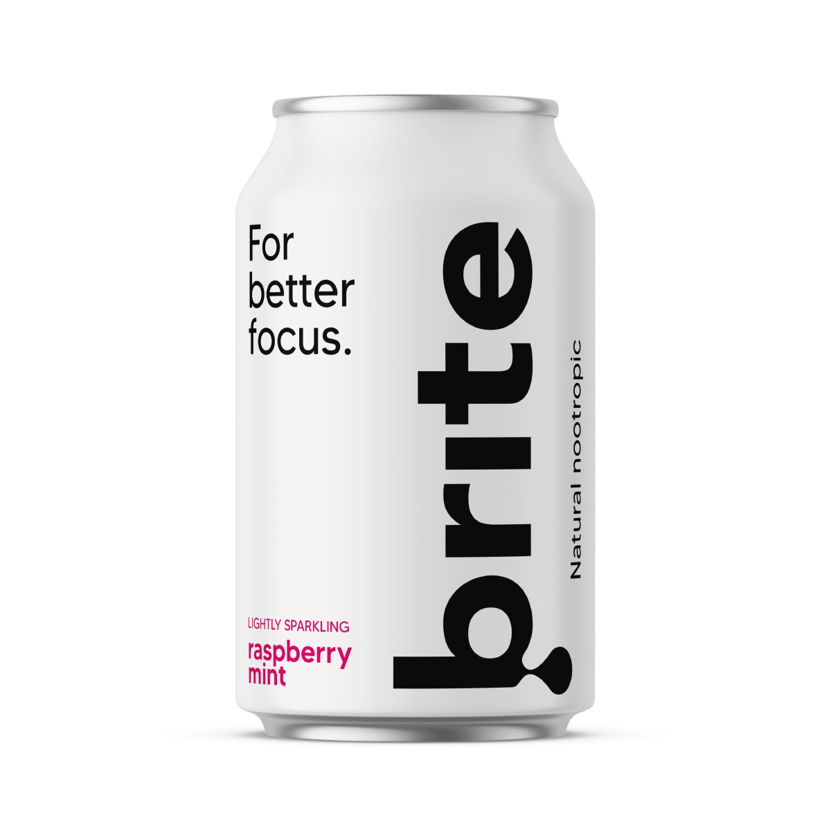 Brite Raspberry Mint Nootropic Health Drink 24x 330ml - Brite Drinks
