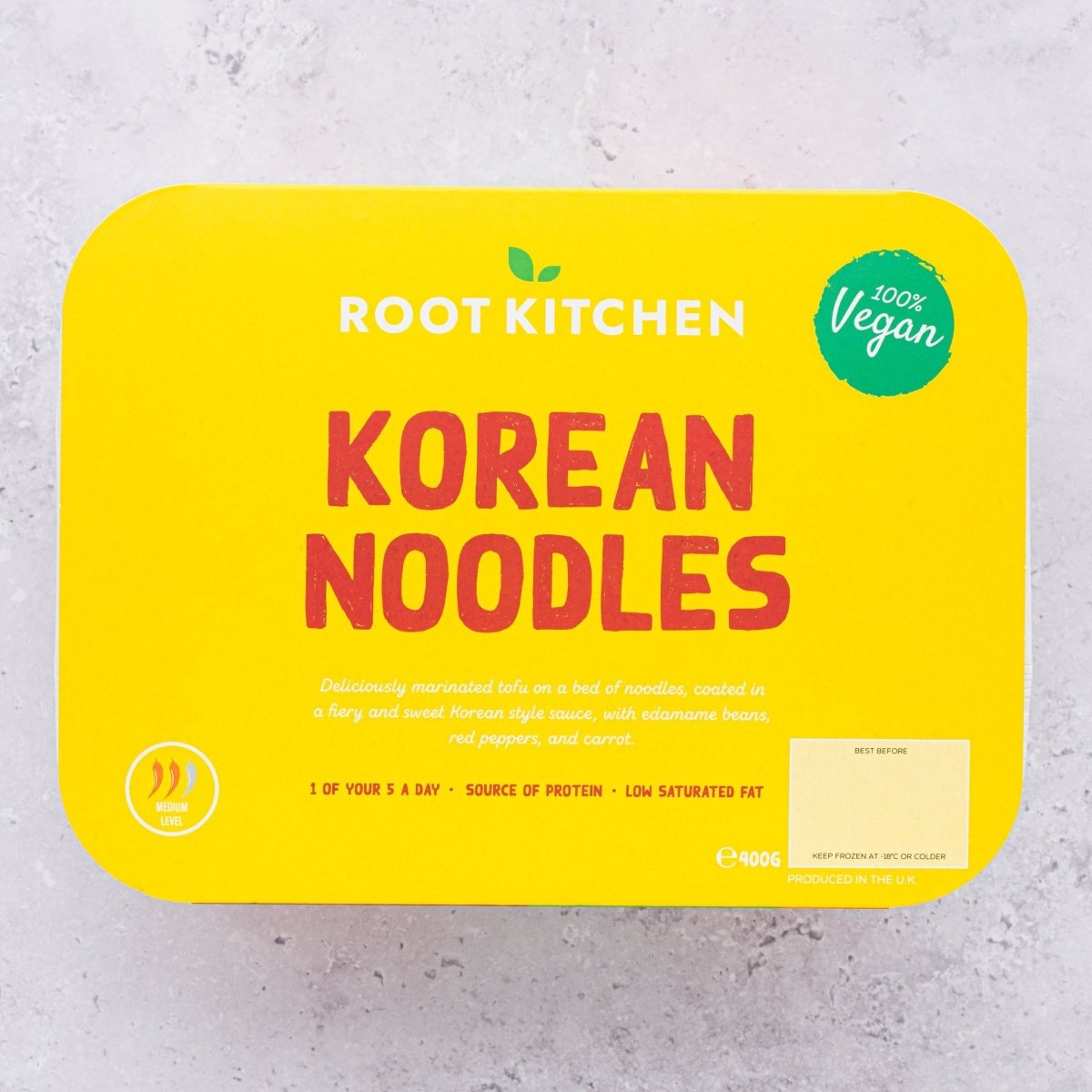 Korean Style Tofu Noodles - Root Kitchen UK