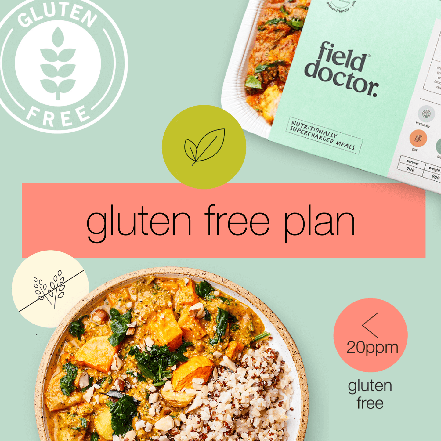 Field Doctor Gluten Free Plan x10 Meals