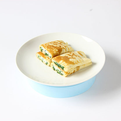 Savoury Crepes with Spinach & Ricotta Filling - The Little Lunchbox