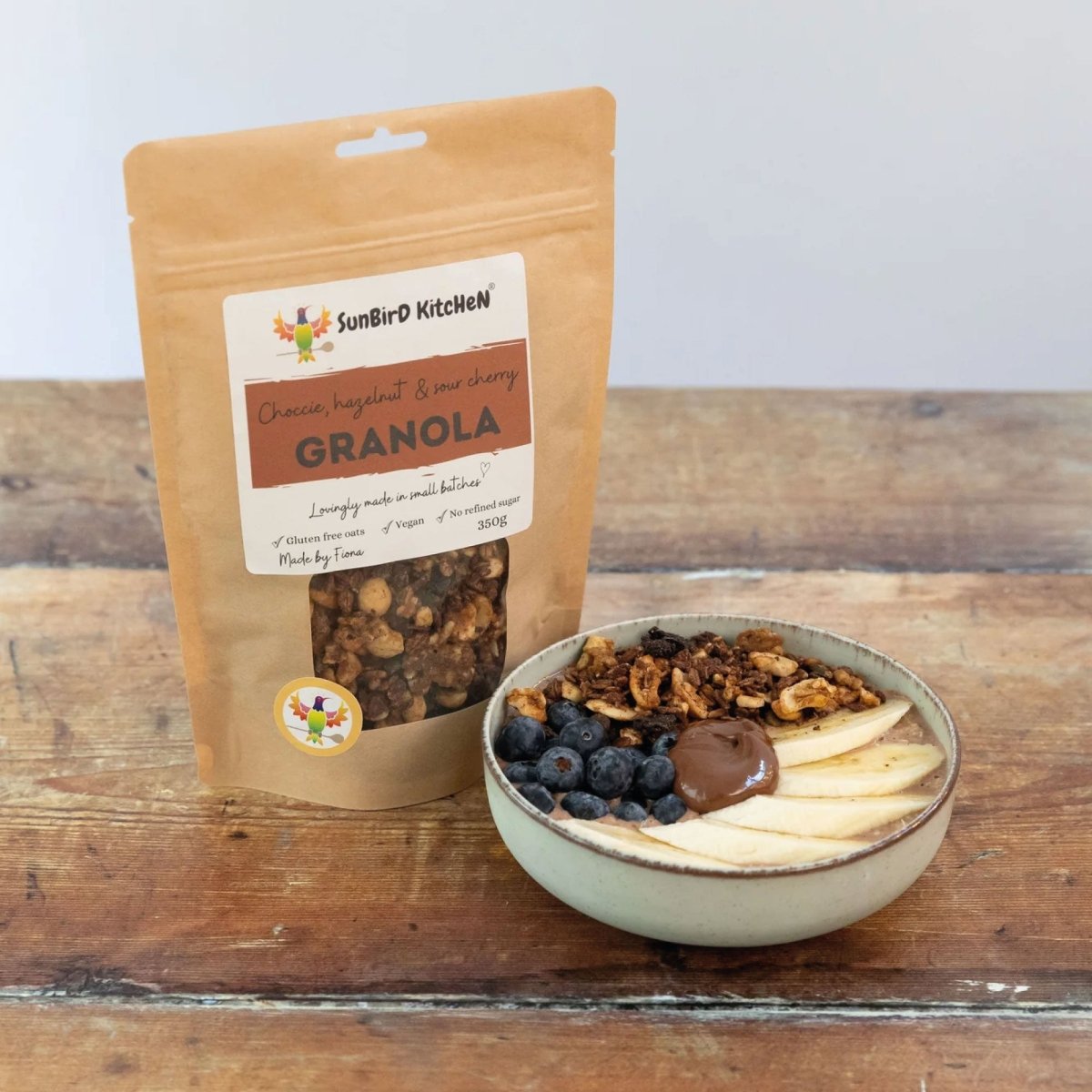 Sunbird Kitchen Choccie, Hazelnut and Sour Cherry Granola - Sunbird Kitchen