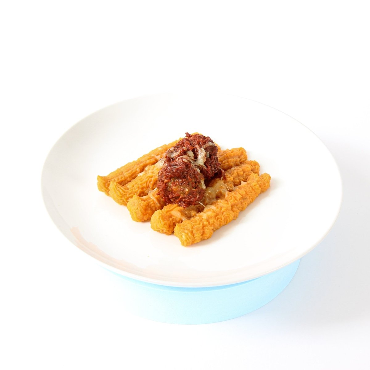 Tomato Meatballs & Sweet Potato Mash - The Little Lunchbox